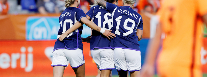 SWNT players celebrate