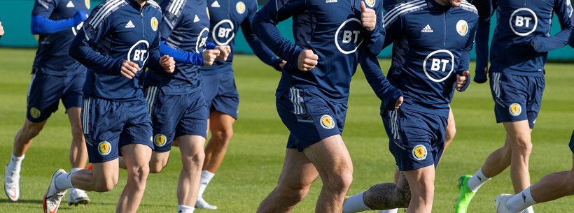 Scotland training before UEFA Nations League clash with Ukraine